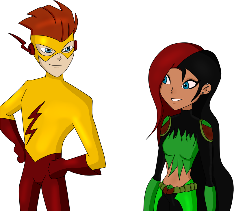 Robin Drawing The Flash - Drawing (1024x768), Png Download