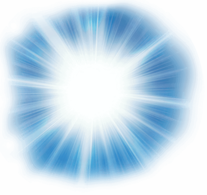 Blue Light Rays Png (816x768), Png Download