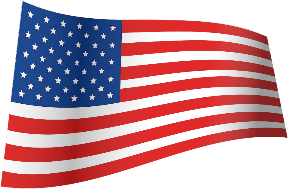 Wave American Flag - Usa Flag Waving Png (780x525), Png Download