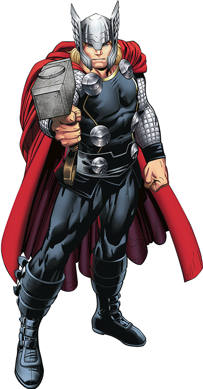Thor Odinson Marvel Comics Thor Avengers Assemble Full Size Png Download Seekpng