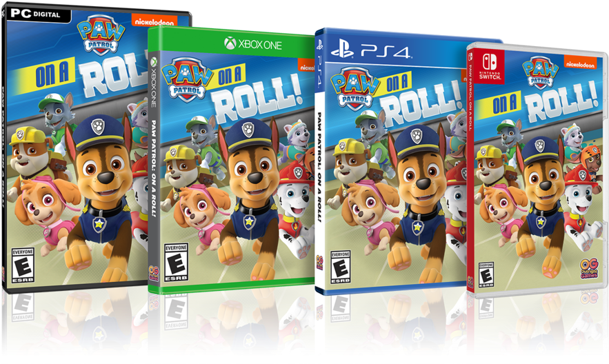 Pp Us Pc X1 Ps4 Swit - Paw Patrol Nintendo Switch (1000x563), Png Download
