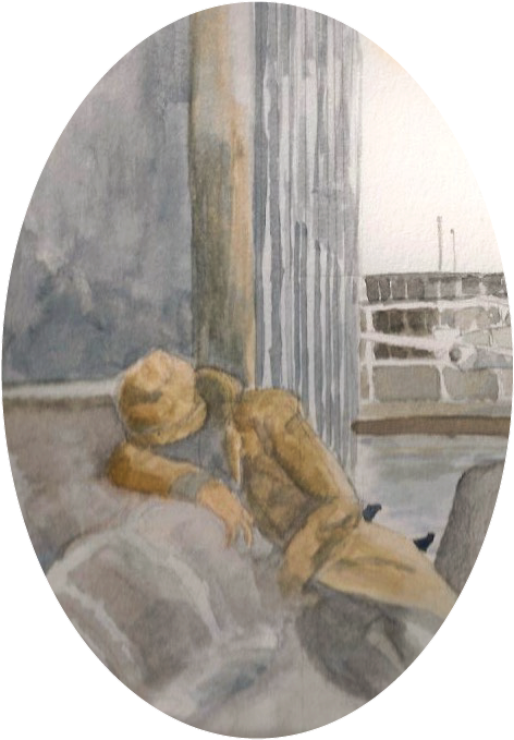 No Money No Time Erectile Dysfunction Unsightly Goiter - Painting (596x742), Png Download