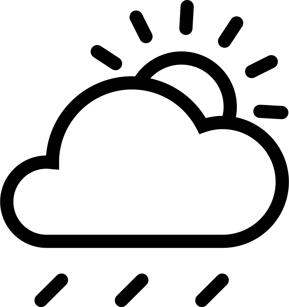 Cloud Sun Rain Comments - Cloud And Sun Icon Png (920x980), Png Download