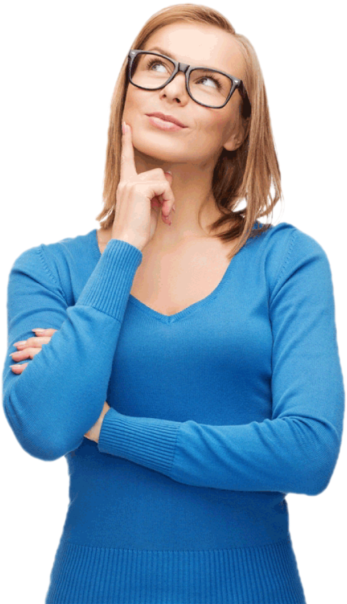 Thinking Woman Png Image - Png Stock Photo Woman (800x945), Png Download