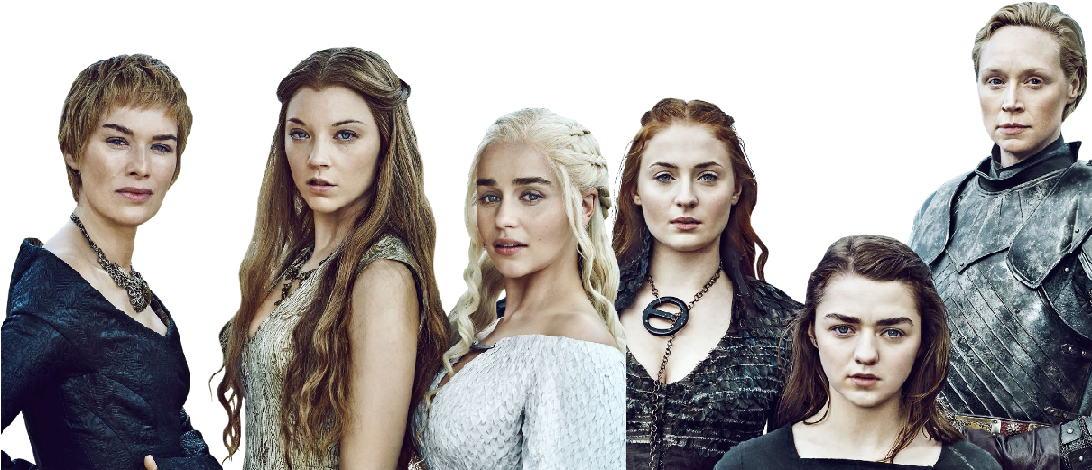 Ladies Of Game Of Thrones Png By Nickelbackloverxoxox - Game Of Throne Png Transparent (1209x540), Png Download