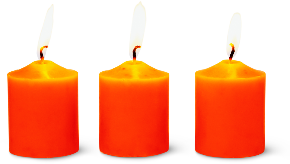 Halloween Candles Png Banner Freeuse Library - Halloween Candle Png (960x586), Png Download