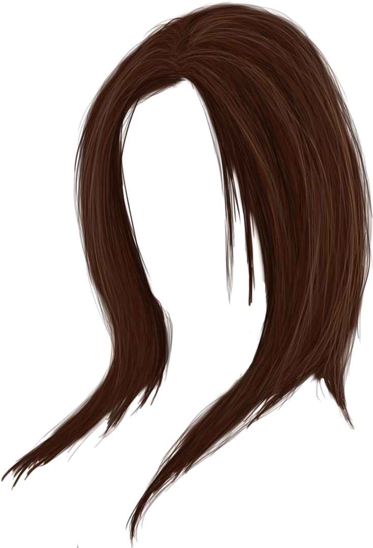 Beard Free Png And Clipart - Girls Hair Png (695x1024), Png Download