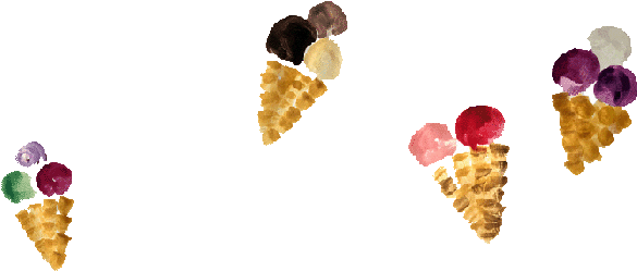 Ice Cream Cones Wallpaper Watercolor Design - Watercolor Png Ice Cream (700x333), Png Download