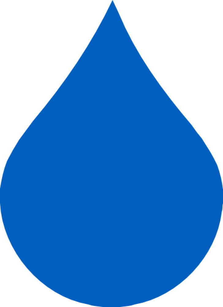 Drop Clip Art At Clker Com Vector - Rain Drop With Transparent Background (432x597), Png Download