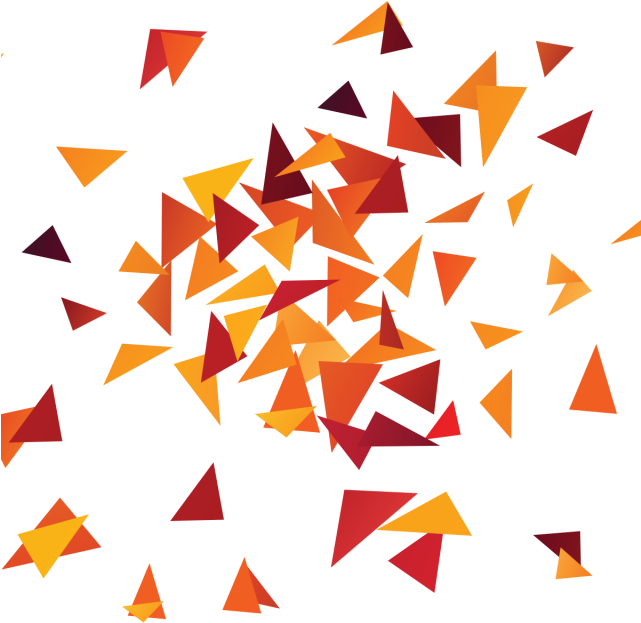 Colorful Abstract Triangle Pattern, Colorful, Abstract, - Network Transparent Triangles Abstract Background (640x640), Png Download