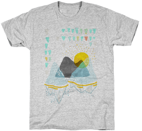 Watercolor Landscape Mens T-shirt - It's Not Melee Shirt (484x484), Png Download