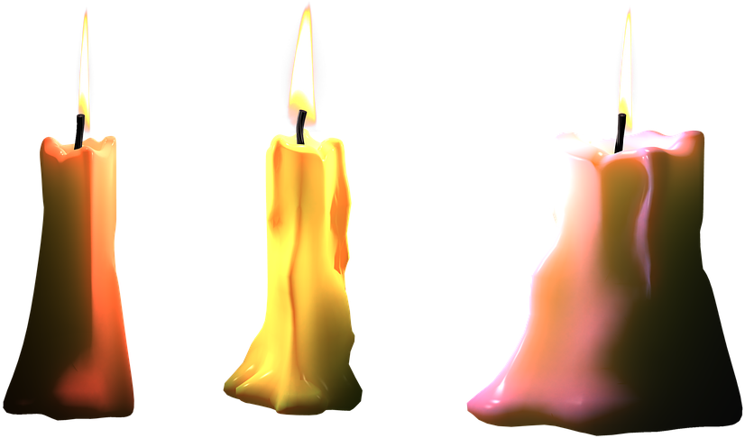 Candles, Png, Isolated, Light, Bill, Flame, Candle - Velas Png (960x685), Png Download