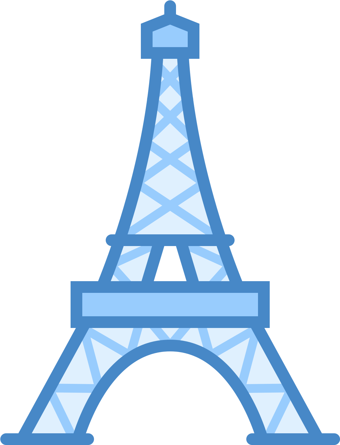 Free Eiffel Tower Png File - Eiffel Tower Icon Png (1024x1024), Png Download