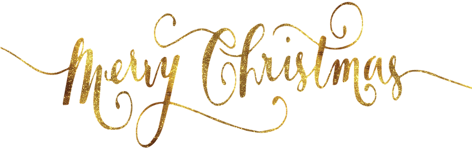 Merry Christmas Gold Png - Transparent Background Merry Christmas Gold Png (960x640), Png Download