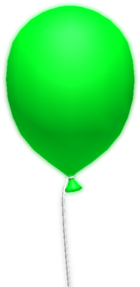 Green Balloon - Balloon (420x420), Png Download