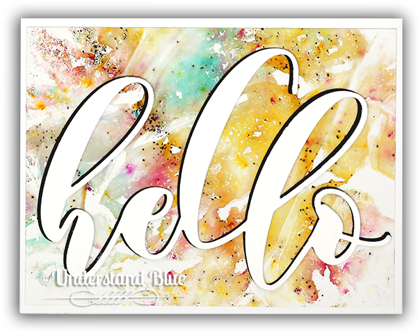 Watercolor Print Technique By Understand Blue - Visual Arts (650x517), Png Download