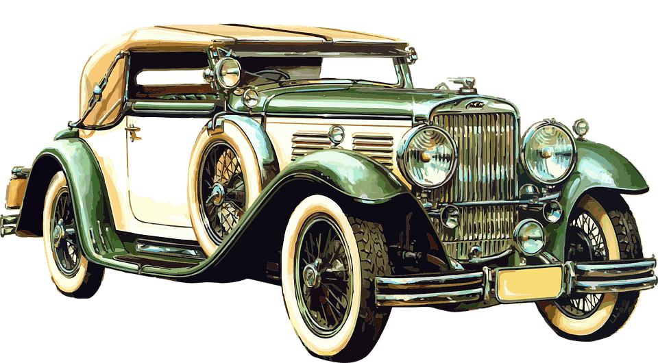 Old Car Vintage Transport Machine Retro Au - Old Car Transparent (615x340), Png Download