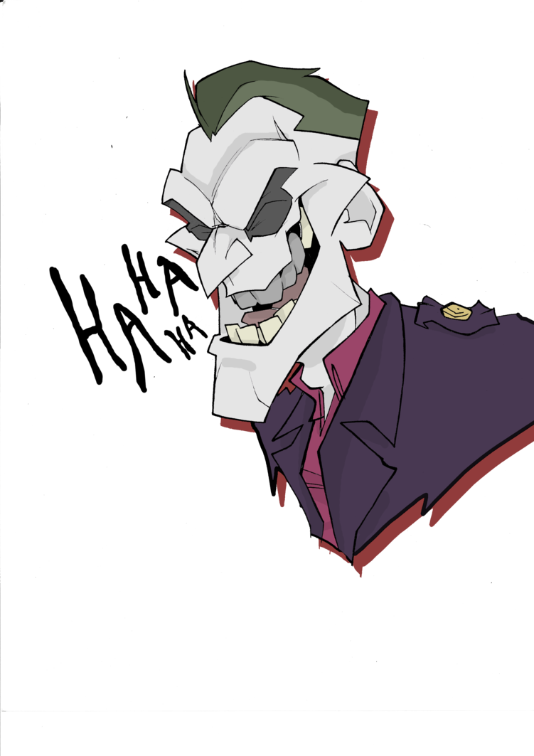 Another Joker By Mrgreenlight On Deviantart Png Transparent - Drawing (751x1063), Png Download