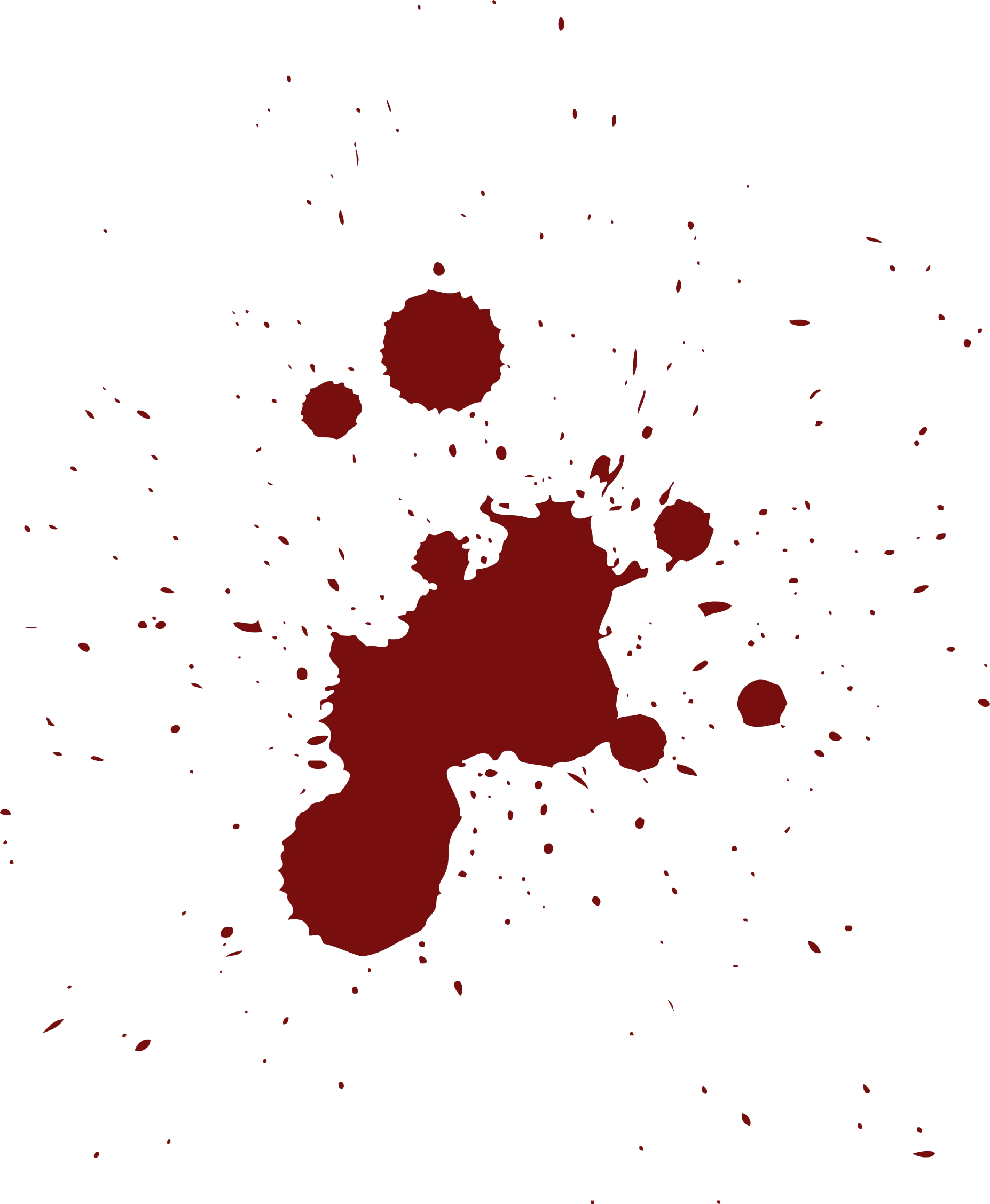 Splatter Drip Png Svg Library - Blood Supply Of Peritoneum (1854x2255), Png Download