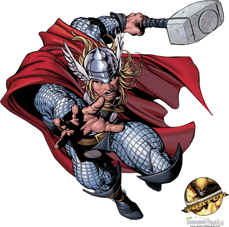 Thor Png Pic - Thor Comic Png (1000x1044), Png Download