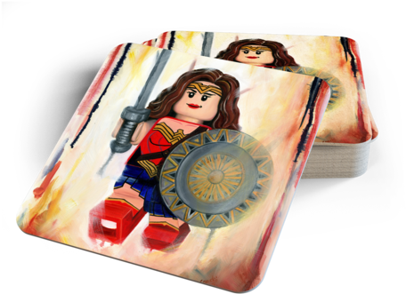 Amazonian Wonder Woman Coasters - Wonder Woman (480x480), Png Download