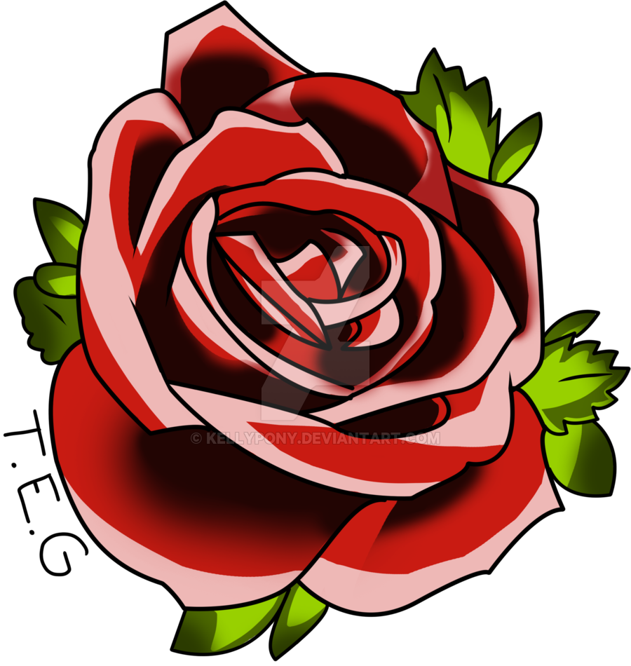Floral Tattoos Png - Rose Tattoo Png (900x950), Png Download