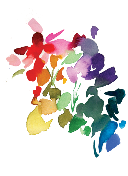 Abstract Floral - Tattoo (690x690), Png Download