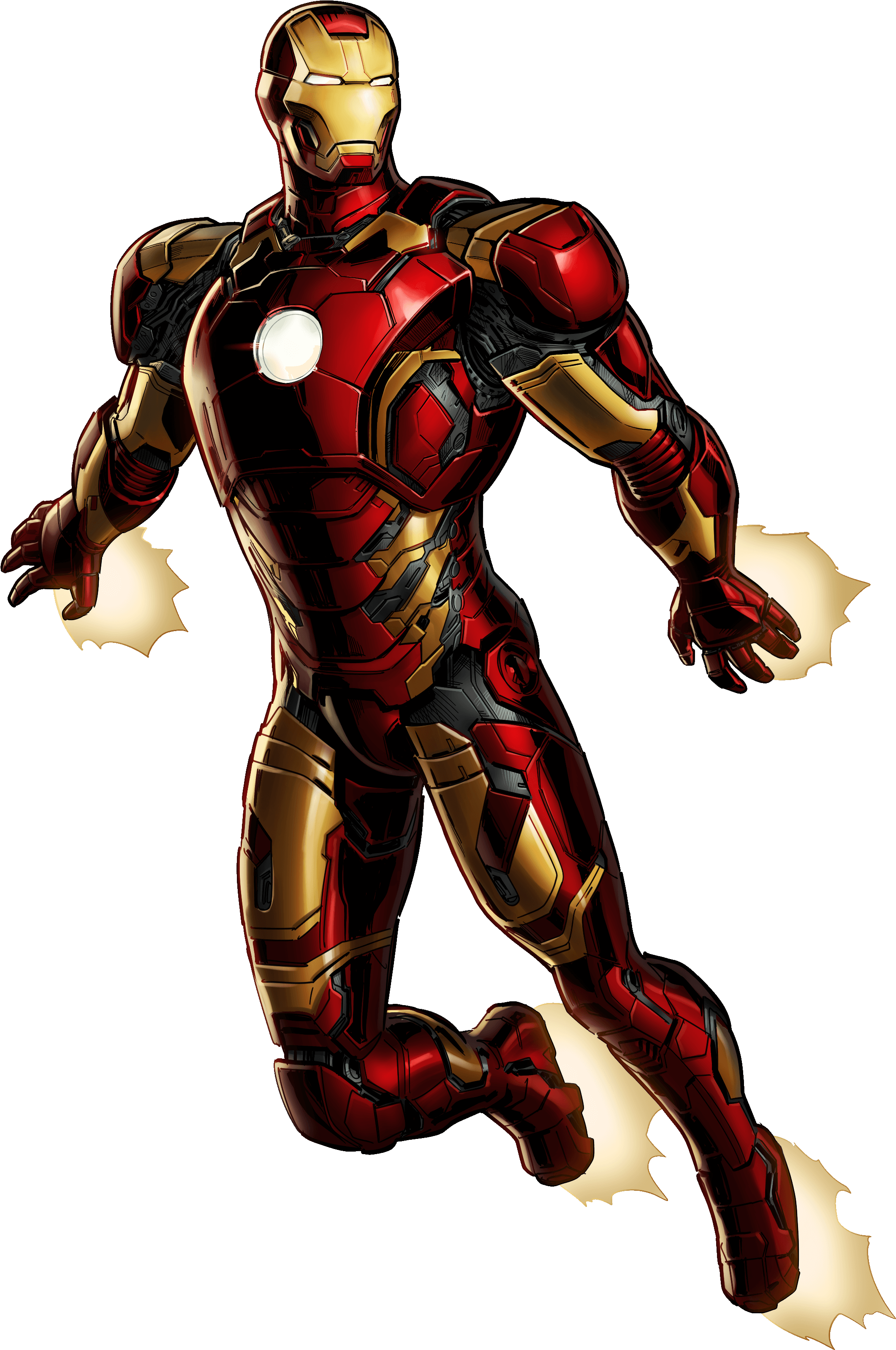 Iron Man Full Body (2550x3300), Png Download