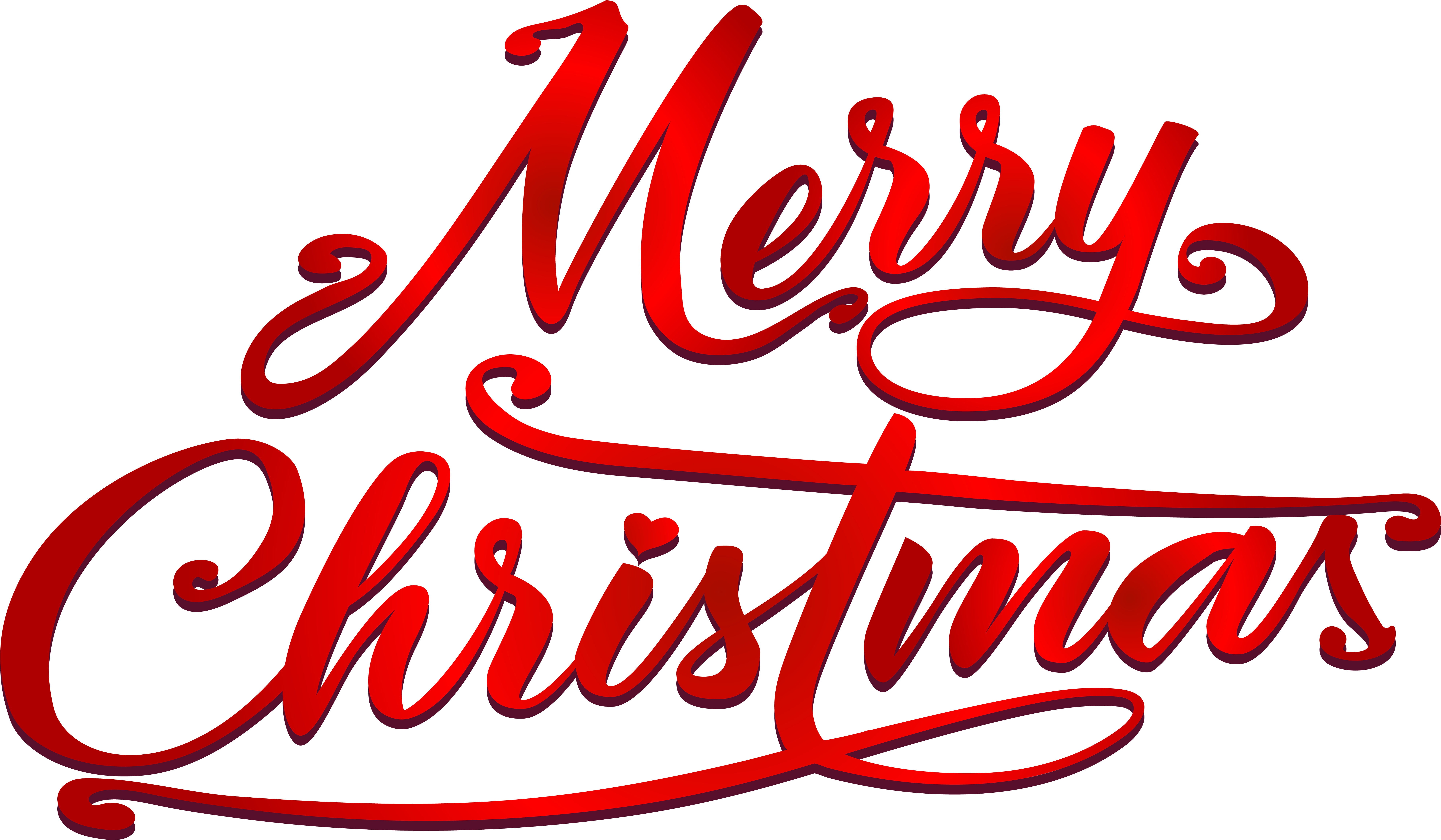 Merry Christmas Text Png (8000x4696), Png Download