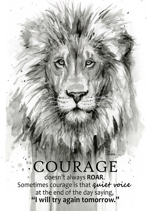 Click And Drag To Re-position The Image, If Desired - Watercolor Lion (499x700), Png Download