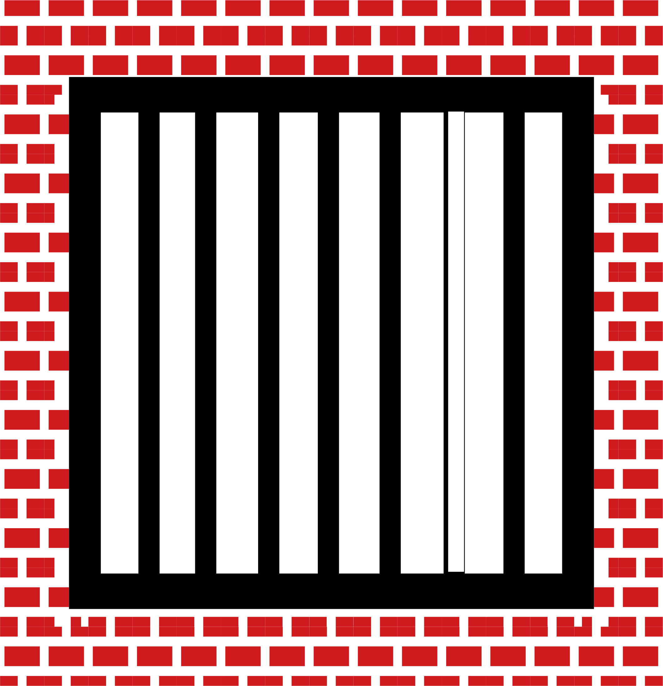 Big Image - Jail Bars Transparent Png (2119x2195), Png Download