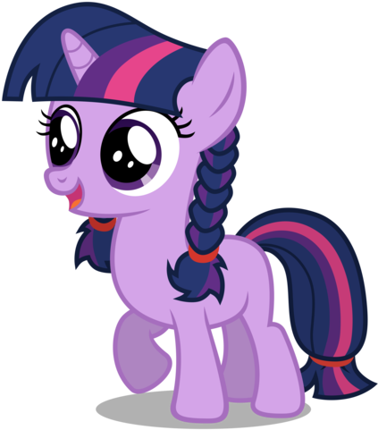 Twilight Sparkle Png Hd - My Little Pony Filly Twilight Sparkle (443x500), Png Download