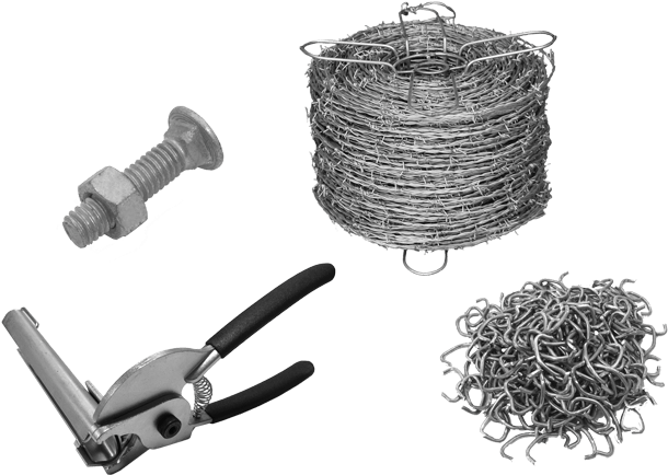 Chain Link Tools - 500 Pieces Bag Fence Hog Rings Aluminum 9 Gauge (700x467), Png Download