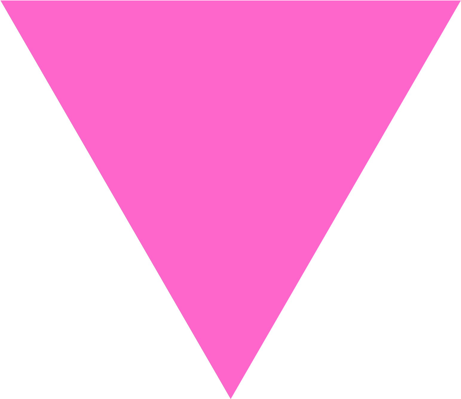 File - Pink Triangle - Svg - Pink Triangle Png (864x768), Png Download