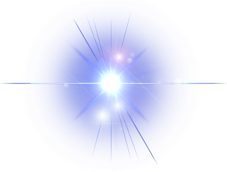 Light Shine Lazer Flash Flares (727x551), Png Download