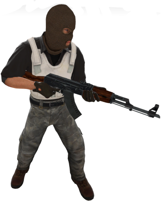 File History - Cs Go Terrorist Ak (570x668), Png Download