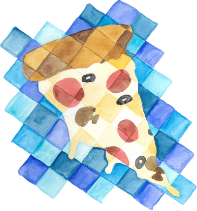 Watercolor, Ink, Vector Art, Colored Pencil, And Acrylic - Art (400x428), Png Download