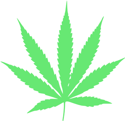 Welcome To The Pig'n'whistle - Weed Plant Black And White (420x420), Png Download