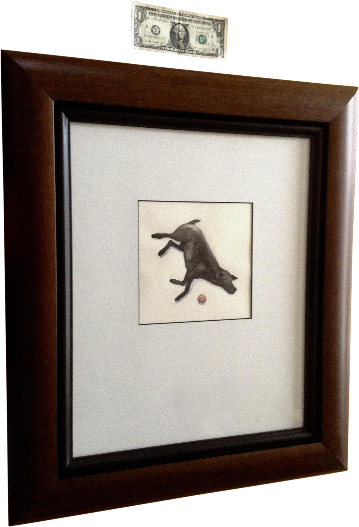 A Dog's Life, Sleeping Black Lab With Ball, Original - Paypal (2048x2048), Png Download