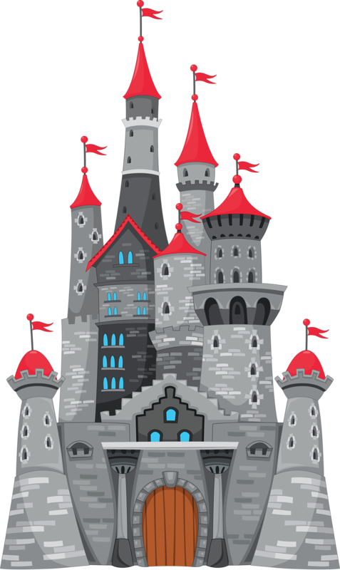Vector Castle Illustration - Castle Clipart (477x800), Png Download