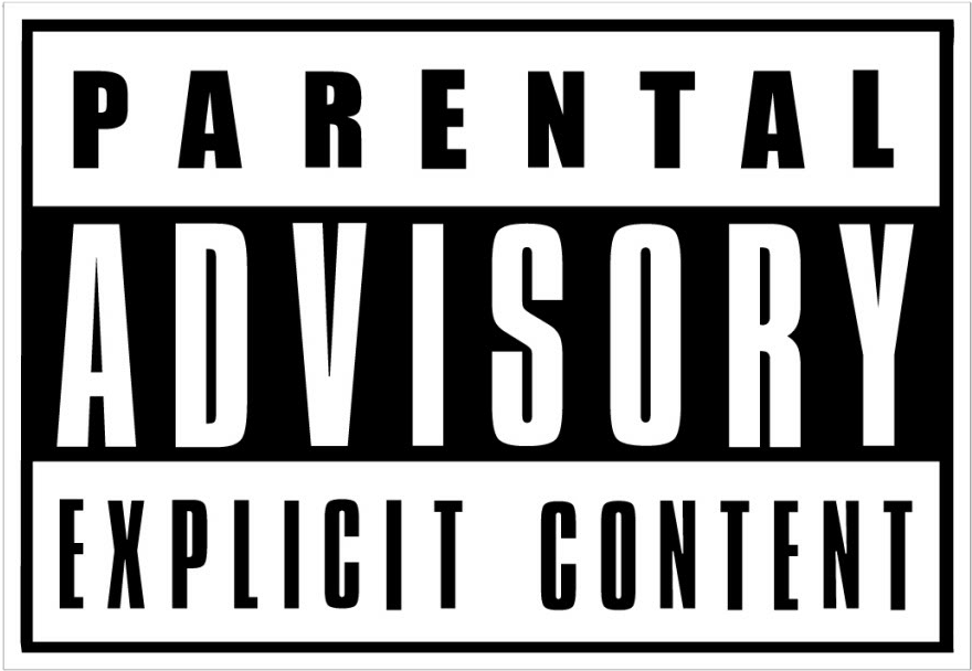 Parental Parentaladvisory V2 Version2 Parentaladvisor - Mens Black Parental Advisory T-shirt (1024x1024), Png Download
