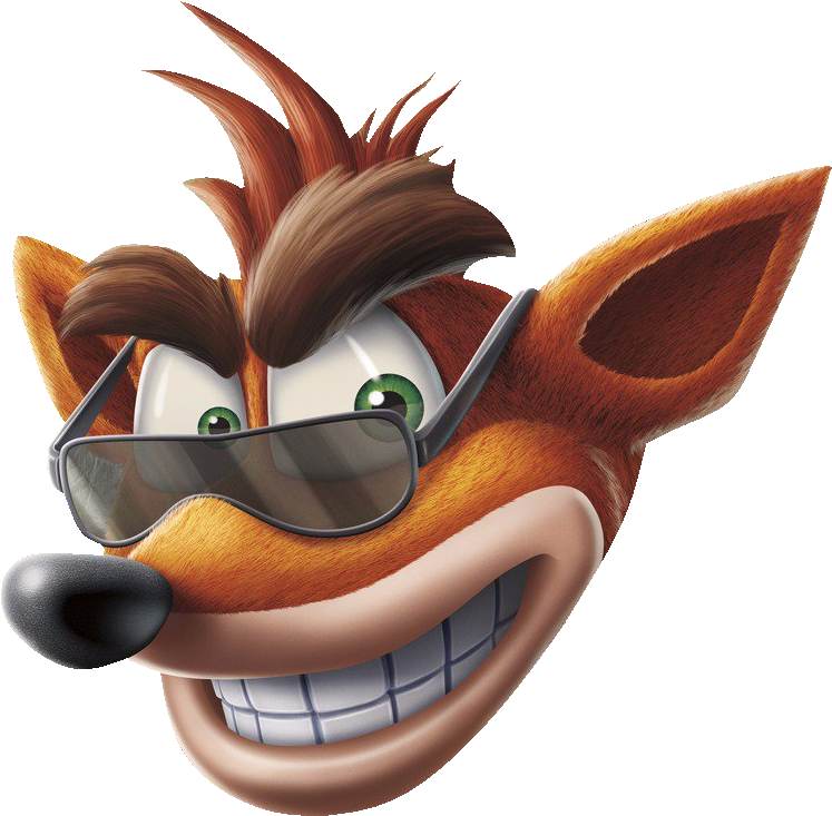 Crash Bandicoot Head Png - Crash Bandicoot N Sane Trilogy Head (755x742), Png Download