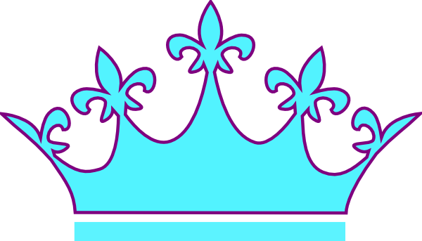 Queen Crown Turquoise Clip Art At Clker - Daughter Of A King T Shirt (600x343), Png Download