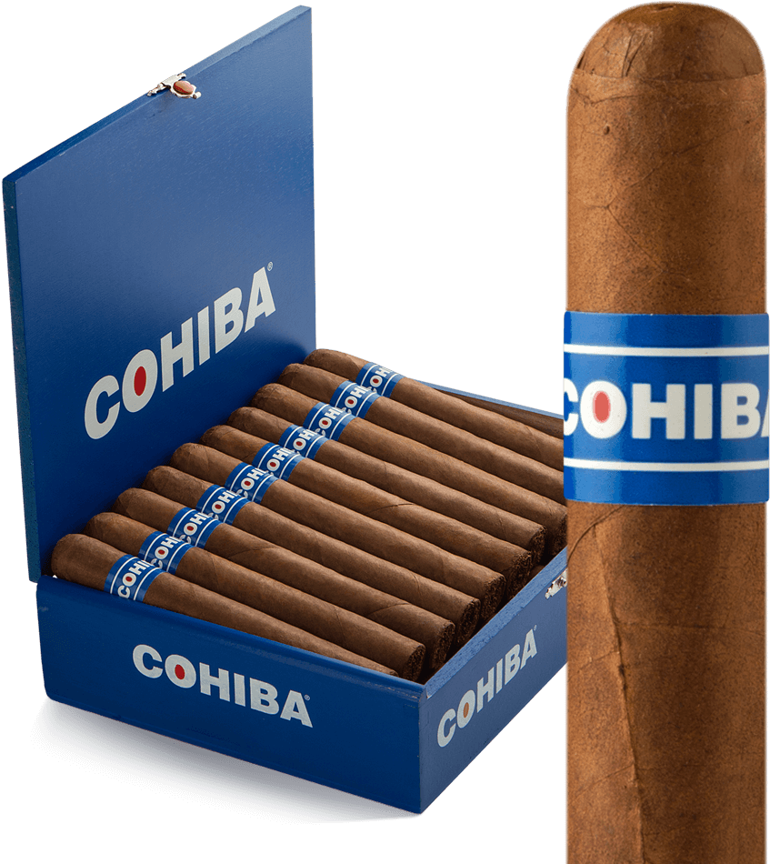 Cigars Cohiba Blue Toro - Cohiba (1000x1000), Png Download