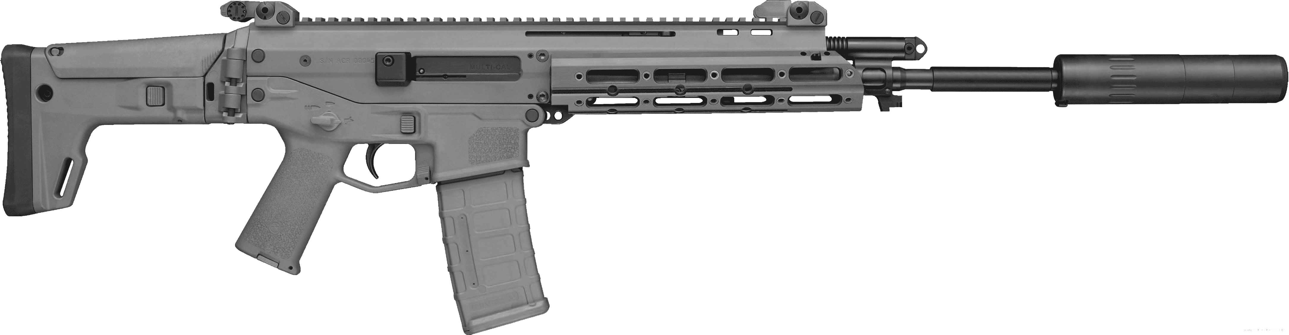 Free Png Metal Assault Rifle Png Images Transparent - Bushmaster Acr Enhanced (850x222), Png Download