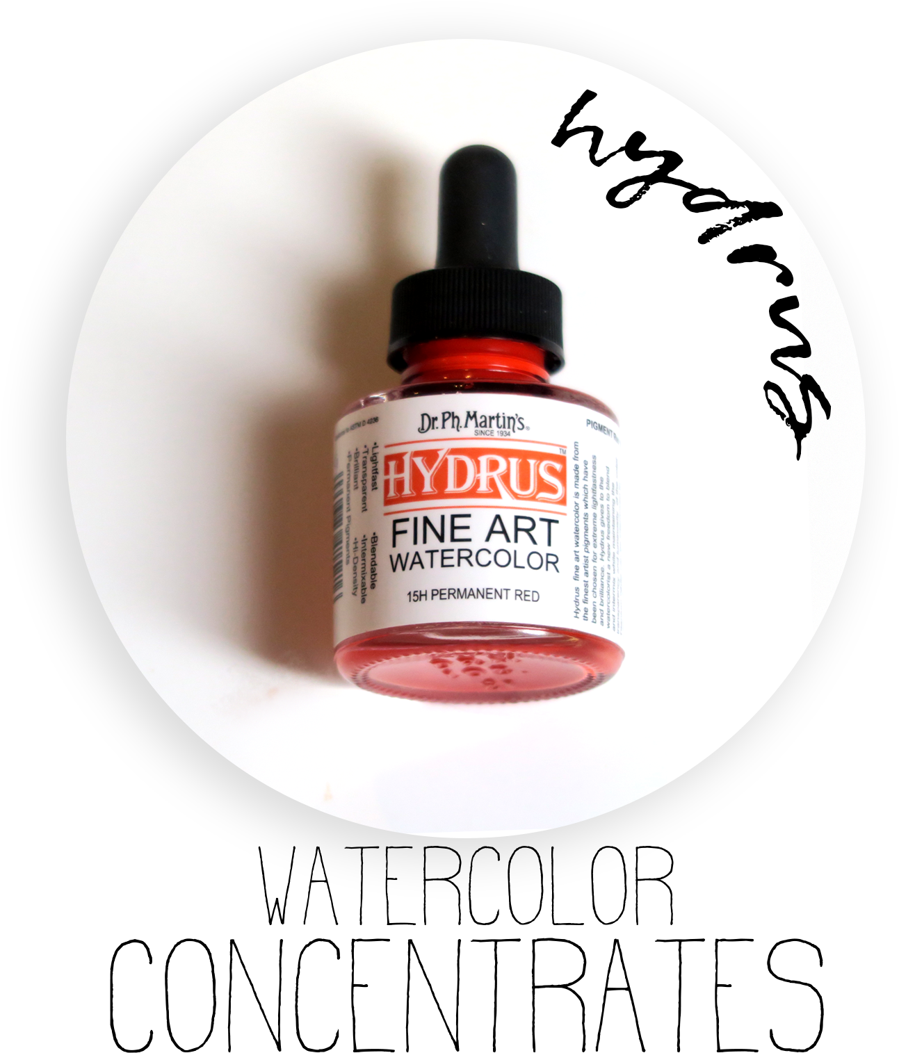 Martin's Hydrus Watercolors Hydrus-concentrates - Cosmetics (1800x1800), Png Download