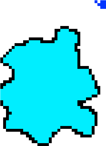 Puddle - Puddle Pixel (370x520), Png Download