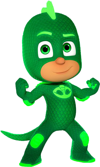 Los Héroes En Pijamas, O Bien Pjmasks, Son Los Nuevos - Pj Masks Gekko Png (358x583), Png Download