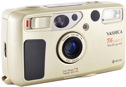 Yashica T4 - Point-and-shoot Camera (440x305), Png Download