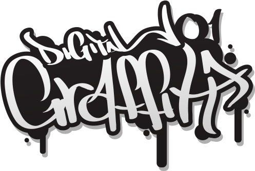 Digital Graffiti Collection 01 On Behance - Calligraphy (600x337), Png Download